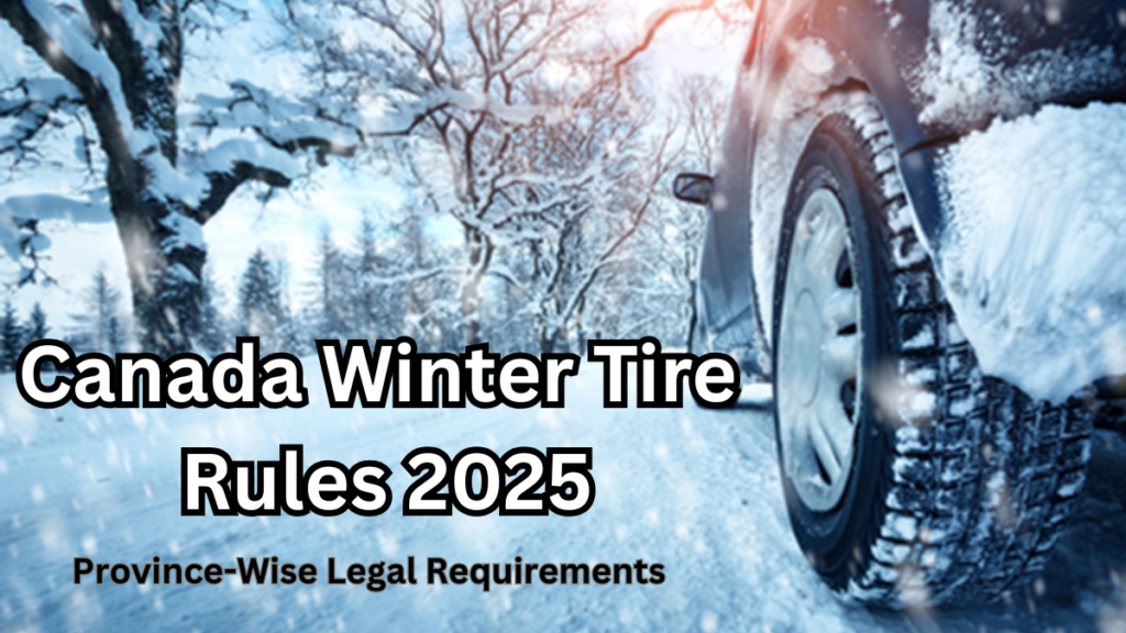 Canada Winter Tire Rules 2025 – Province-Wise Legal Requirements