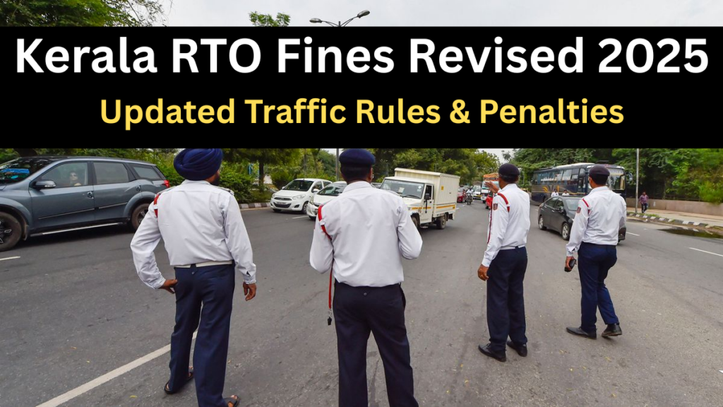 Kerala RTO Fines Revised 2025 – Updated Traffic Rules & Penalties