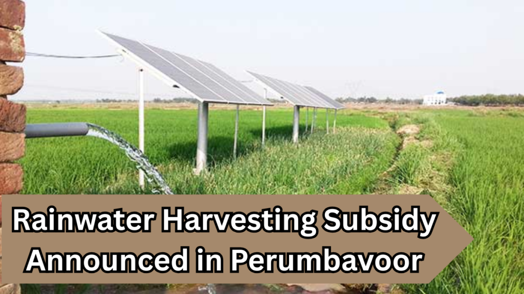 Rainwater Harvesting Subsidy Announced in Perumbavoor for 2025