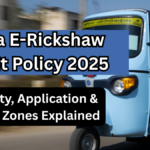 Kerala E-Rickshaw Permit Policy 2025: Eligibility, Application & Driving Zones Explained